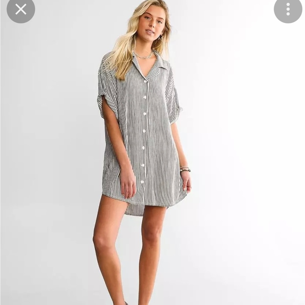 Z Supply Striped Shirt Dress